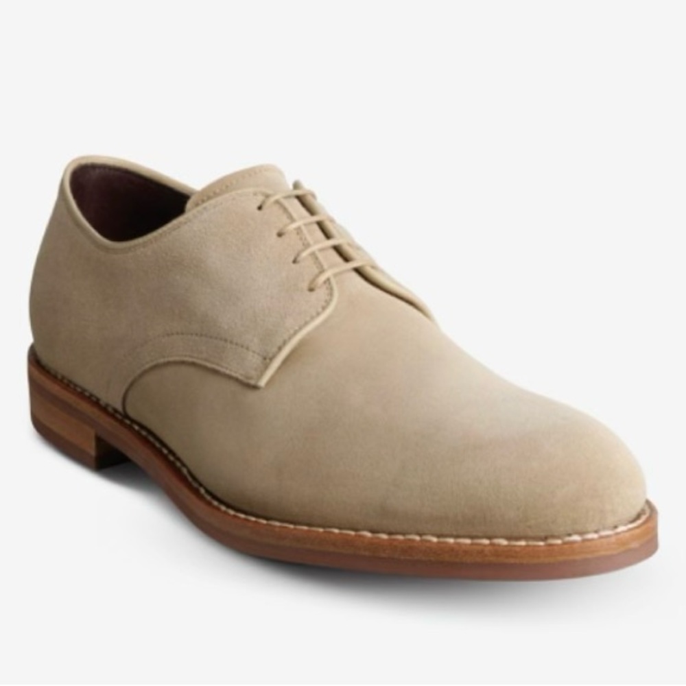 Allen Edmonds Men's Light Brown Suede Oxfords Shoes Size 8